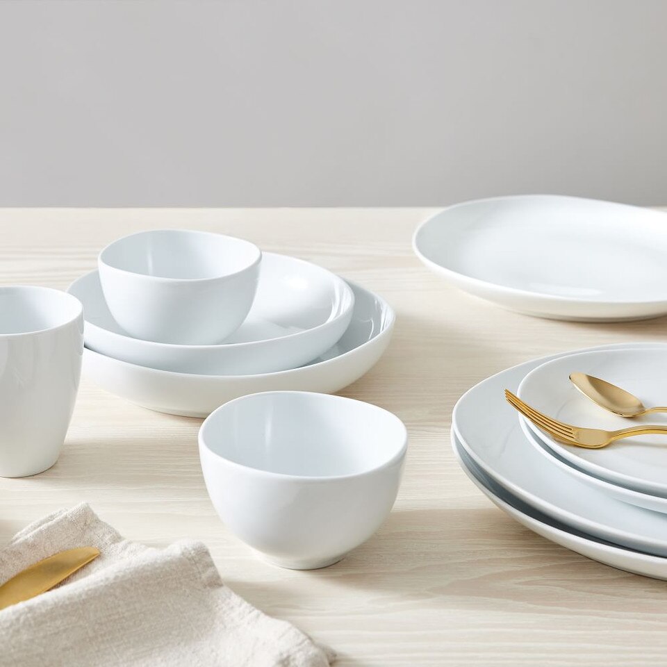 Organic Porcelain Dinnerware Sets West Elm UK